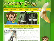 Tablet Screenshot of monkeystrap.com